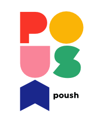 Nouveau logo de l'agence de marketing digital Poush