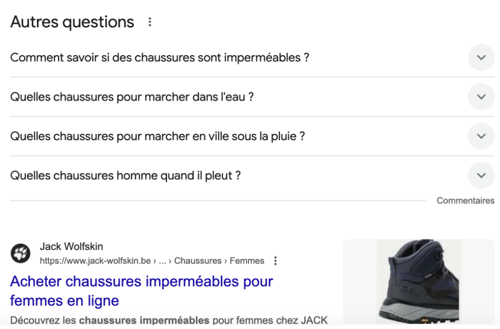 Questions de google